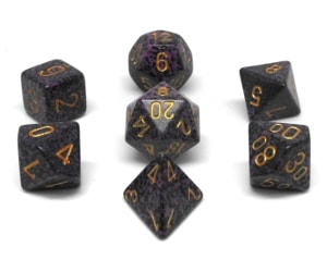 CHX25317 Hurricane Speckled 7PC Polyhedral Set image 0